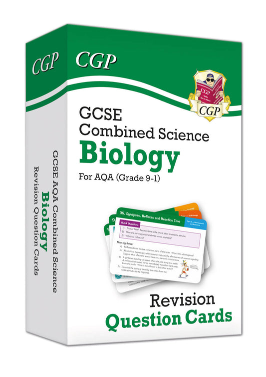 CGP GCSE Combined Science: Biology AQA Revision Question Cards