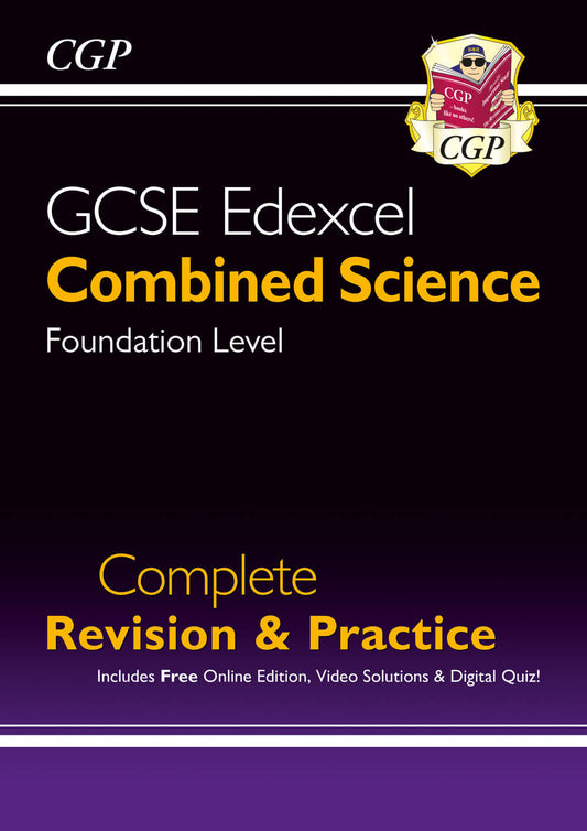 CGP GCSE Combined Science Edexcel Foundation Complete Revision & Practice w/ Online Ed, Videos & Quizzes