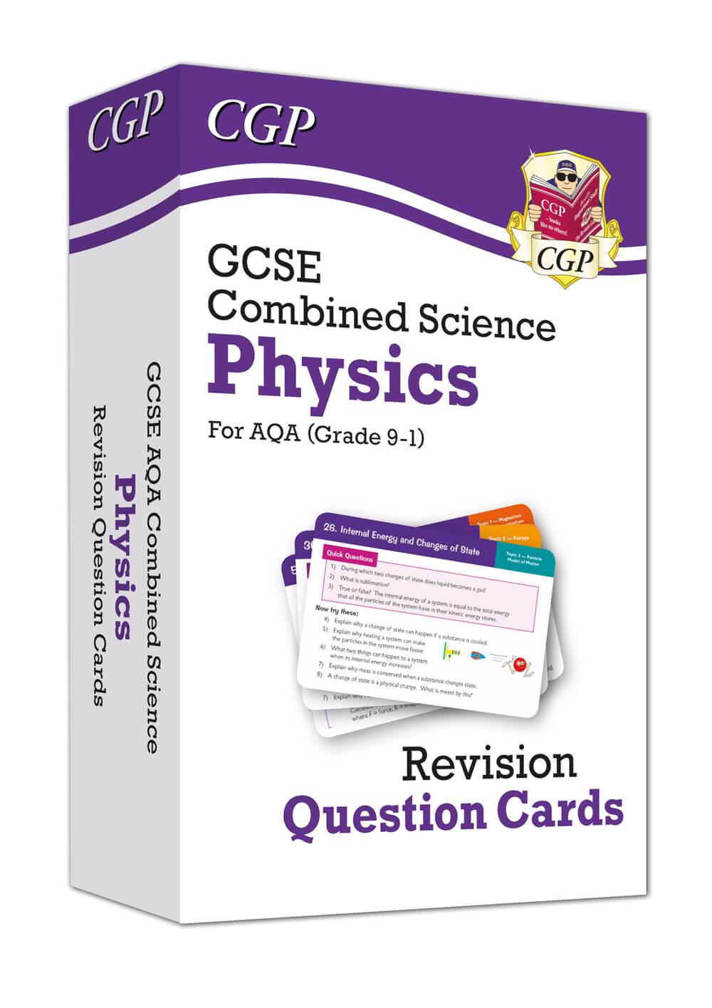 CGP GCSE Combined Science: Physics AQA Revision Question Cards