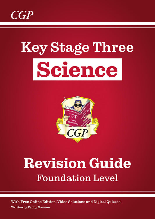 CGP KS3 Science Revision Guide – Foundation (includes Online Edition, Videos & Quizzes)