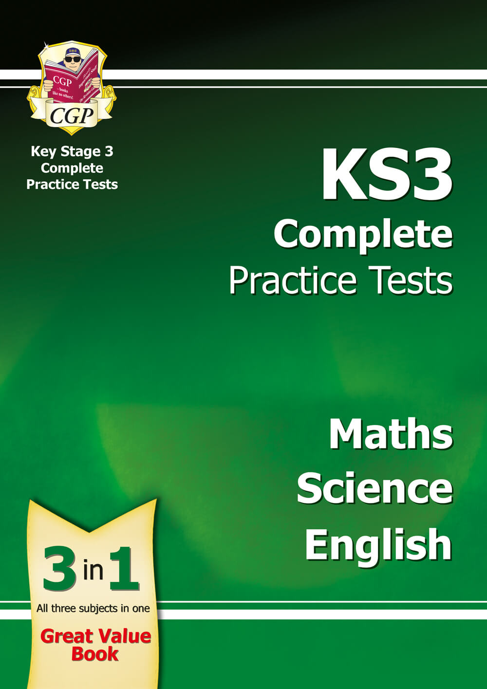 CGP KS3 Complete Practice Tests - Maths, Science & English