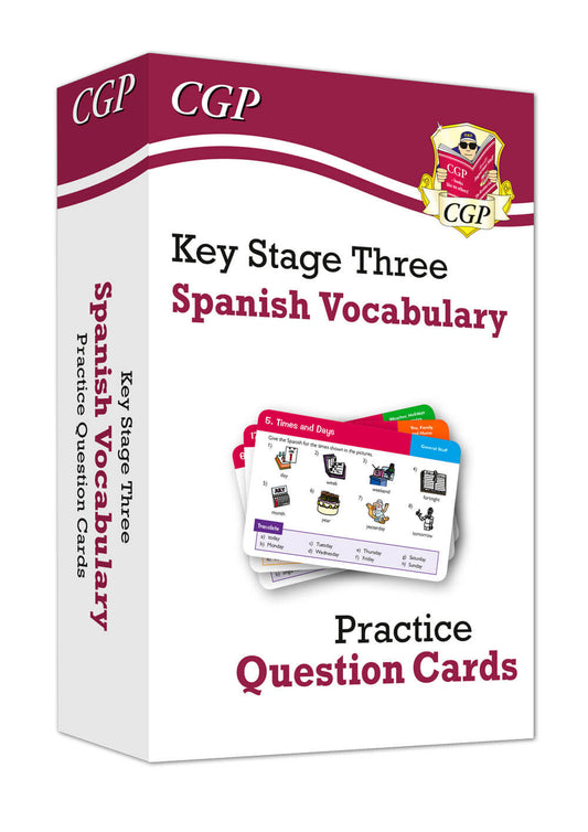 CGP KS3 Spanish: Vocabulary Practice Question Cards