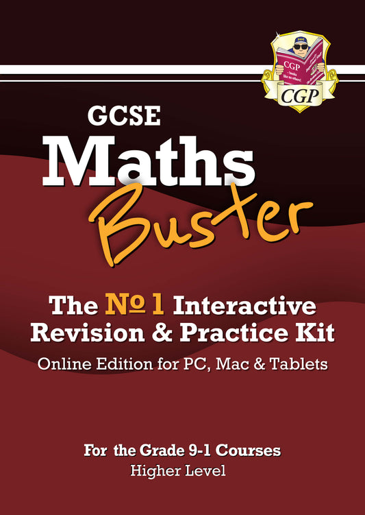 CGP MathsBuster: GCSE Maths Online Interactive Revision - Higher (Gift Card)
