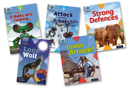 Project X - Origins: Level 11 Strong Defences Mixed Pack of 5 + Guided Reading Notes