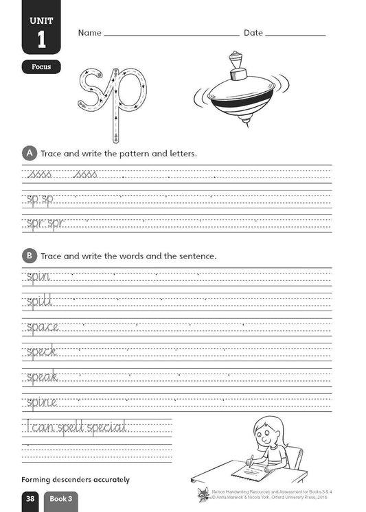 Nelson Handwriting Key Stage 2 Easy Busy Pack (Year 3 - Year 6)