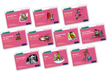 Read Write Inc - Phonics Set 3 Pink Story Books - Colour Pack of 10