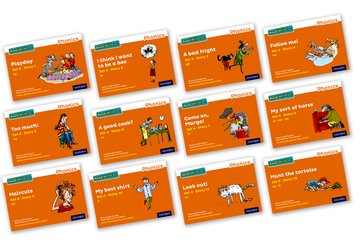 Read Write Inc - Phonics Set 4 Orange Story Books - Colour Pack of 12