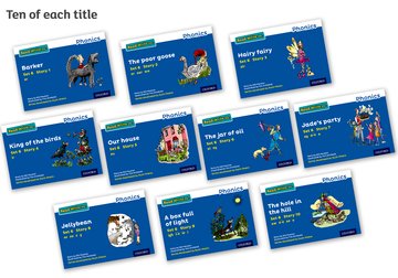 Read Write Inc - Phonics Set 6 Blue Story Books - Colour Pack of 100