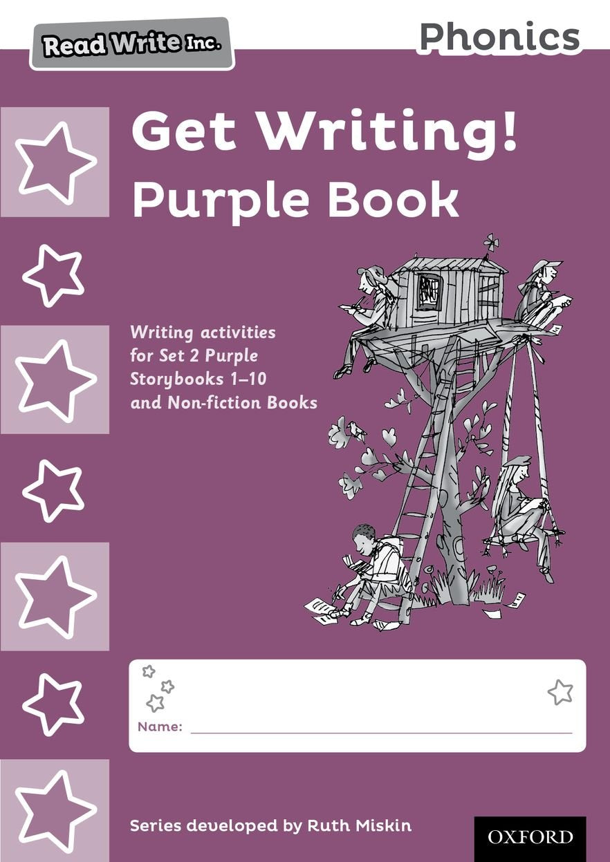 Read Write Inc - Phonics Set 2 Purple Get Writing! Books Pack of 10