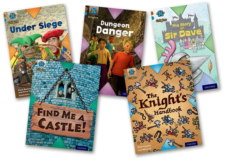 Project X - Origins: Level 9 Knights and Castles Mixed Pack of 5 + Guided Reading Notes