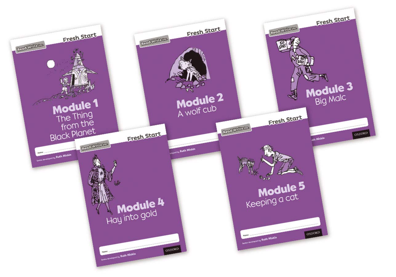 Read Write Inc. Fresh Start: Modules 1–5 Pack of 5 978 019