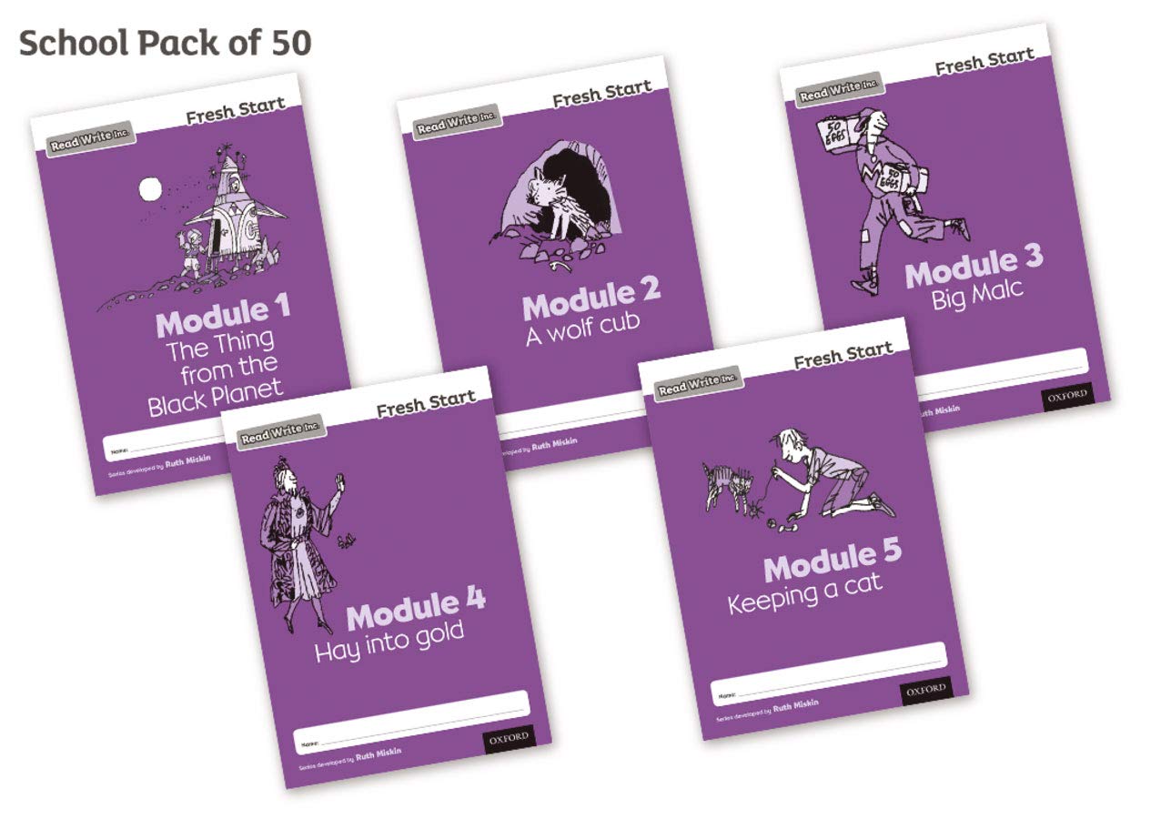 Read Write Inc - Fresh Start Modules 1-5 School Pack of 50