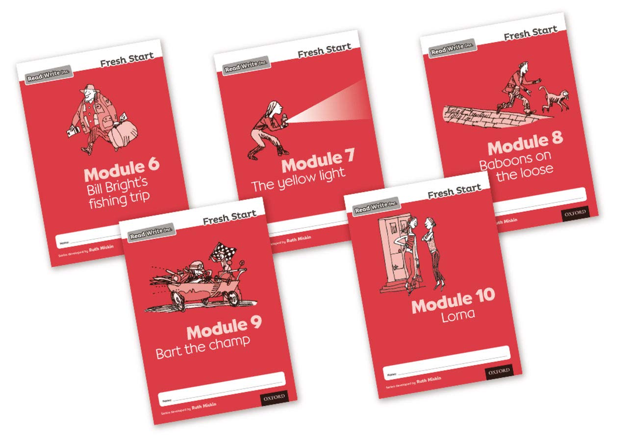 Read Write Inc. Fresh Start: Modules 6–10 Pack of 5 978 019