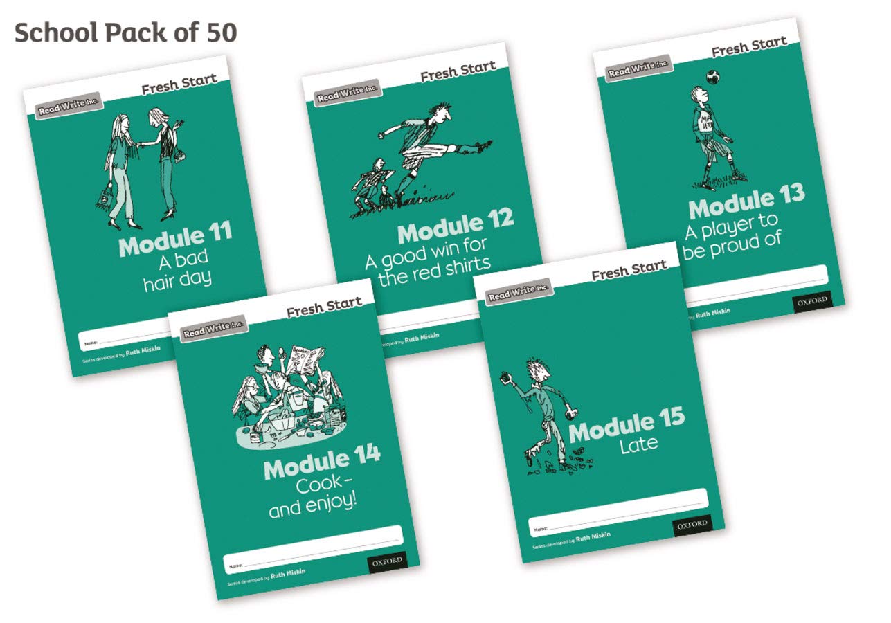 Read Write Inc - Fresh Start Modules 11-15 Mixed Pack of 50