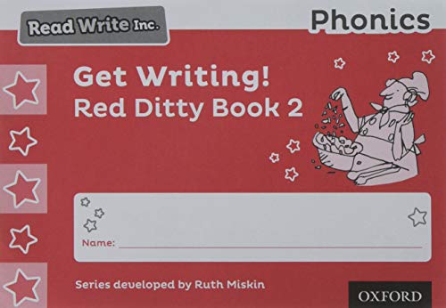 Read Write Inc - Phonics Get Writing! Red Ditty Book 2 Pack of 10