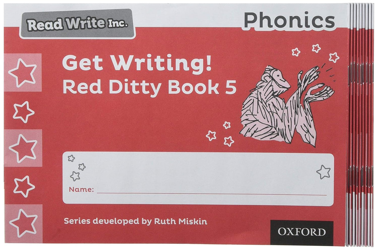 Read Write Inc - Phonics Get Writing! Red Ditty Book 5 Pack of 10