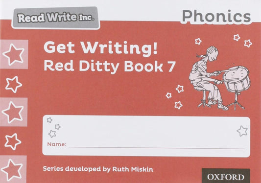 Read Write Inc - Phonics Get Writing! Red Ditty Book 7 Pack of 10