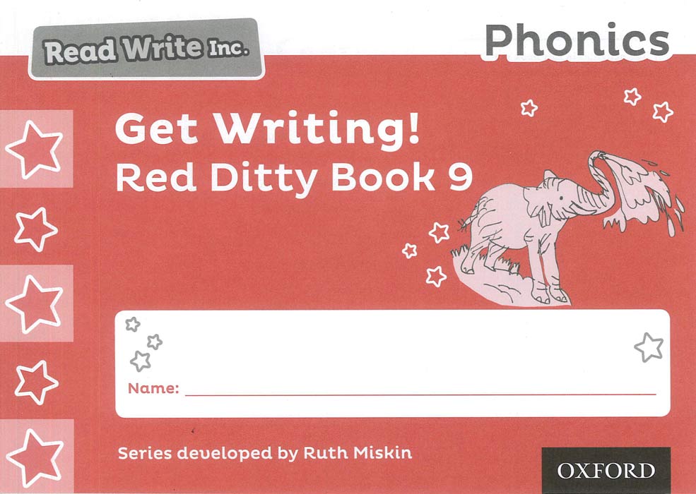 Read Write Inc - Phonics Get Writing! Red Ditty Book 9 Pack of 10