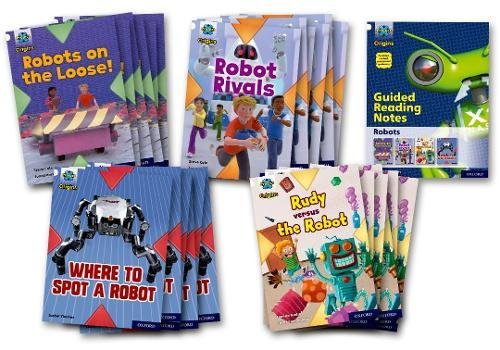 Project X - Origins: Level 10 Robots Mixed Pack of 24 + Guided Reading Notes