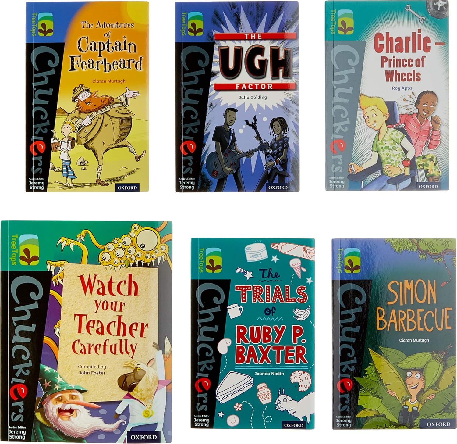 Oxford Reading Tree - TreeTops Chucklers Level 16-17 Mixed Pack of 6