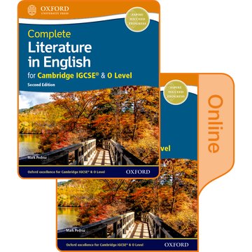 Complete Literature in English for Cambridge IGCSE & O Level: Print & Online Student Book Pack (Second Edition)