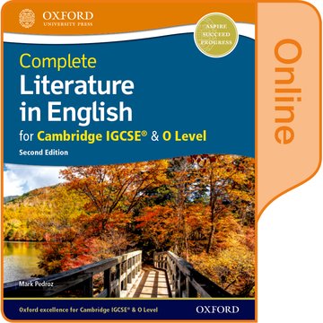 Complete Literature in English for Cambridge IGCSE & O Level: Online Student Book (Second Edition)