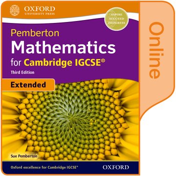 Pemberton Mathematics for Cambridge IGCSE Extended: Online Student Book (Third Edition)