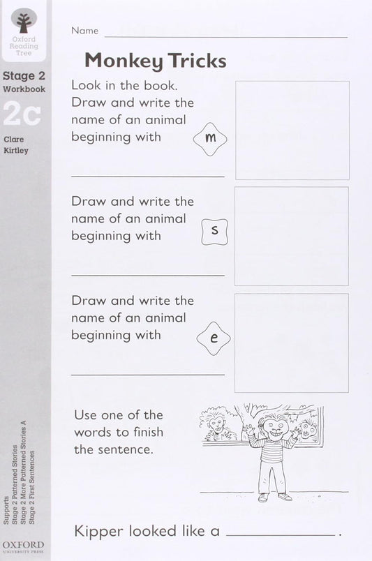 Oxford Reading Tree - Level 2 Workbook 2C Pack of 6