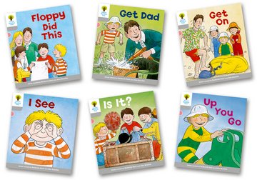 Oxford Reading Tree - Biff, Chip and Kipper Stories Level 1 More First Words Mixed Pack of 6