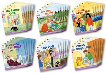 Oxford Reading Tree - Biff, Chip and Kipper Stories Level 1+ More First Sentences A Mixed Pack of 36