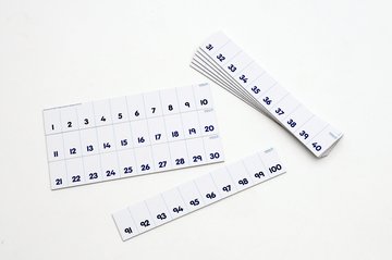 Numicon - Card 1-100 Number Track