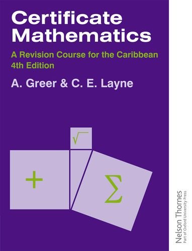 Certificate Mathematics - A Revision Course for the Caribbean 3/e
