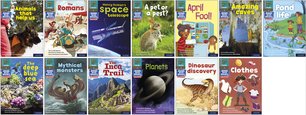 Read Write Inc - Phonics Set 7 Grey Non-fiction Book Bag Books pack of 13 (1 of each title)