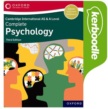 Cambridge International AS & A Level Complete Psychology: Kerboodle (Third Edition)