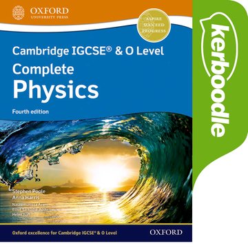 NEW Cambridge IGCSE & O Level Complete Physics Kerboodle (Fourth Edition)