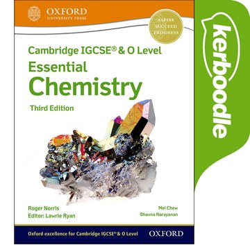 Buy NEW Cambridge IGCSE O Level Essential Chemistry Kerboodle Third buy-new-cambridge-igcse-o-level-essential-chemistry-kerboodle-third