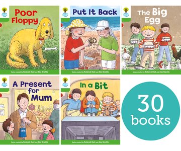 Oxford Reading Tree - Biff, Chip and Kipper Stories Level 2 First Sentences Mixed Pack of 30