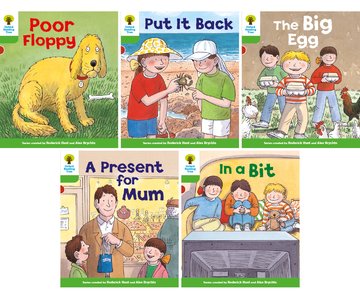 Oxford Reading Tree - Biff, Chip and Kipper Stories Level 2 First Sentences Mixed Pack of 5