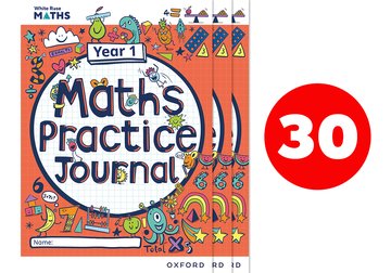 New White Rose Maths Practice Journals Year 1 Workbooks: Pack of 30
