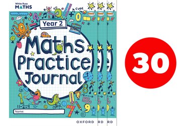 New White Rose Maths Practice Journals Year 2 Workbooks: Pack of 30