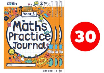 New White Rose Maths Practice Journals Year 3 Workbooks: Pack of 30