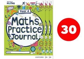 New White Rose Maths Practice Journals Year 4 Workbooks: Pack of 30