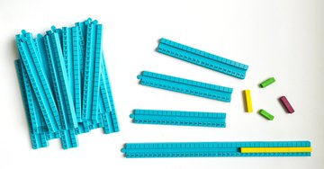 Numicon 1-100 cm Number Rod Tracks (pack of 5)