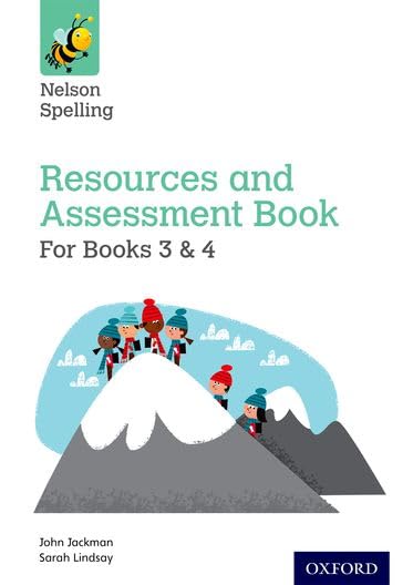 Nelson Spelling Resources and Assessment Book 2 for Books 3 and 4