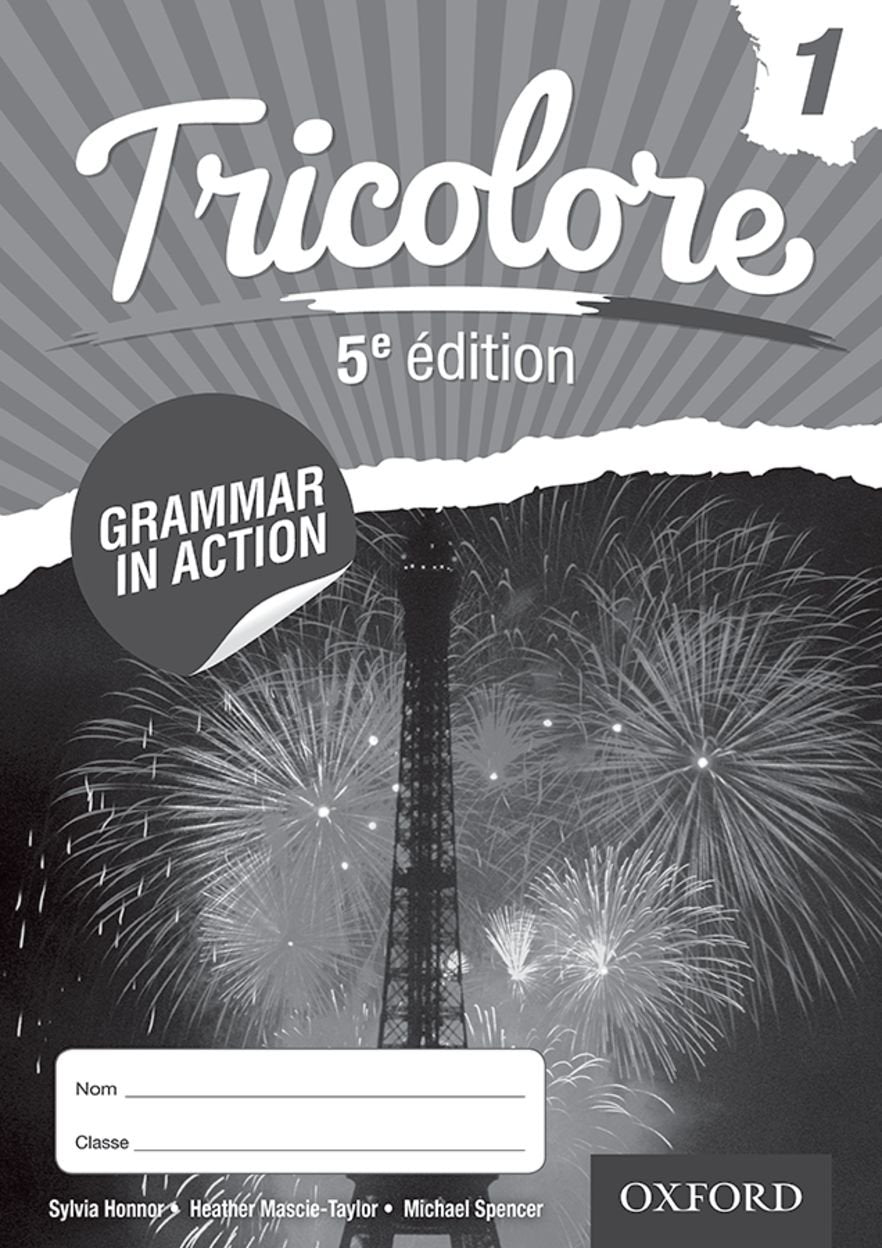 Tricolore 5e 1 Grammar in Action Workbook (8 pack)