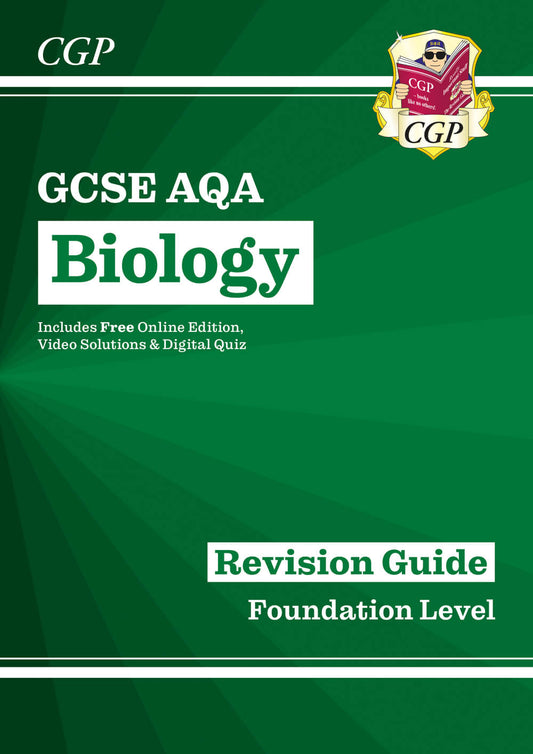 CGP GCSE Biology AQA Revision Guide - Foundation includes Online Edition, Videos & Quizzes