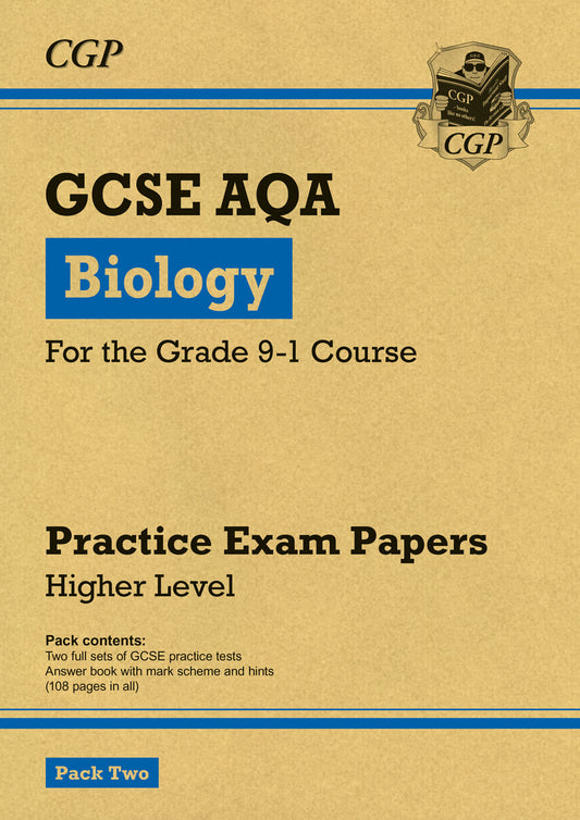 CGP GCSE Biology AQA Practice Papers: Higher Pack 2