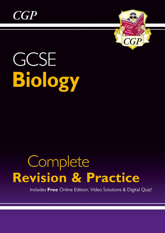 CGP GCSE Biology Complete Revision & Practice includes Online Ed, Videos & Quizzes