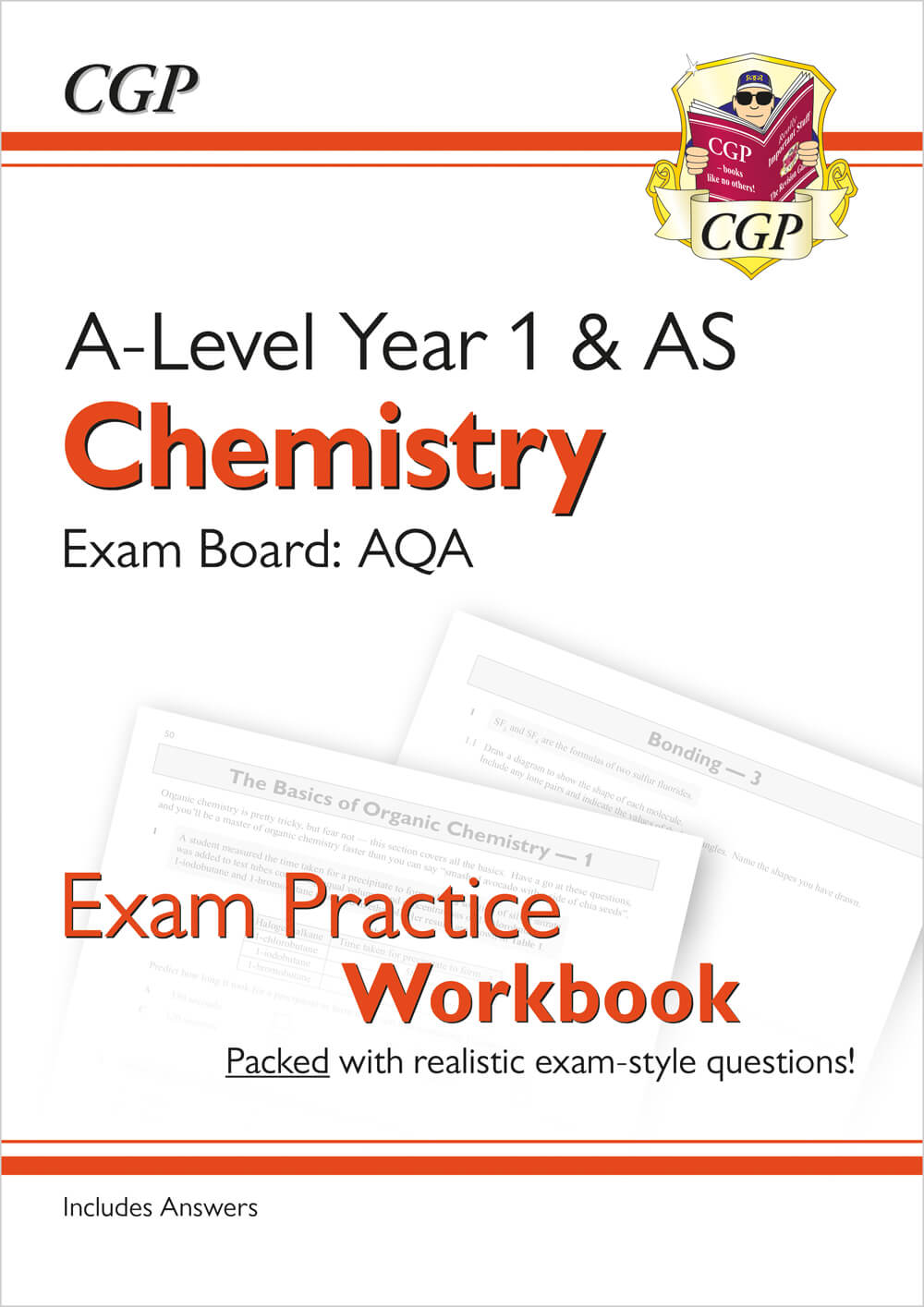 CGP A-Level Chemistry: AQA Year 1 & AS Exam Practice Workbook - includes Answers