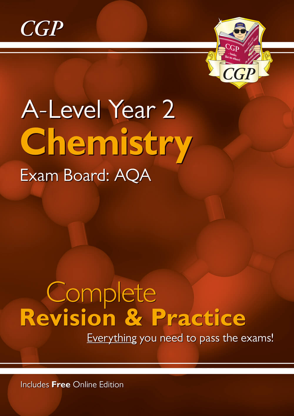 CGP A-Level Chemistry: AQA Year 2 Complete Revision & Practice with Online Edition